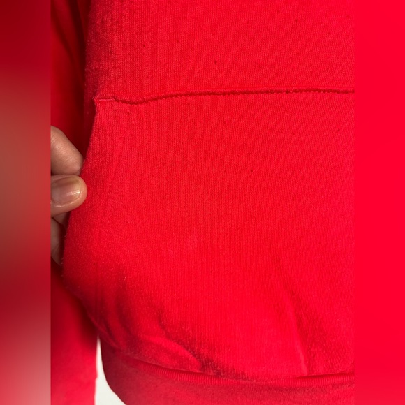 Victoria’s Secret PINK quarter zip sweatshirt, Red, size S - Picture 3 of 14